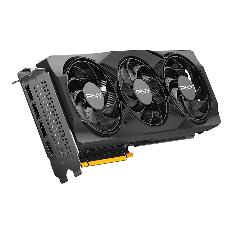 PNY GeForce RTX 5070 GDDR7 Gen 5 NVIDIA GeForce PCI EXPRESS 5.0 12GB Gaming Graphics Card, 672Gbs MHz, Black image 1