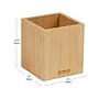 Mind Reader Wood Pen Cup Holder, Brown (BMPEN-BRN) ~#|#~9463275B-3E76-492A-BBCE6C2763A17E75_sc7
