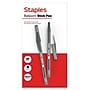 Staples Ballpoint Pen, Medium Point, 1.0mm, Black Ink, 60/Pack (ST52862	)~#|#~94635AD7-92B0-479B-B1CA8116B1EB011A_sc7