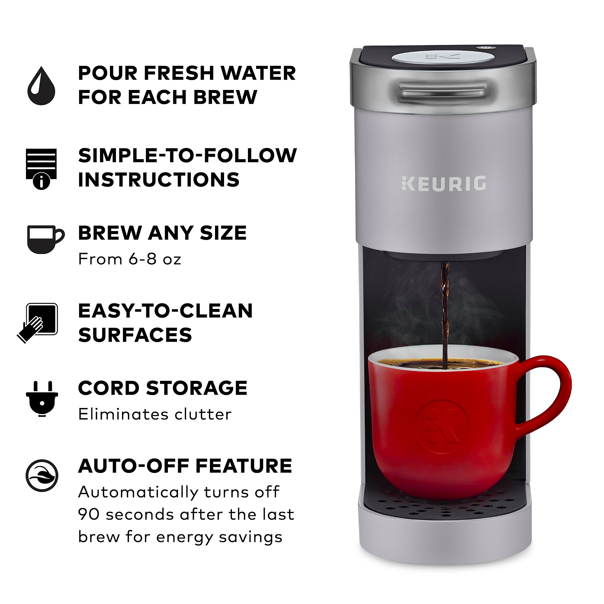 Keurig K-Suite Premium Hospitality Single Serve Coffee Maker, Gray/Black (K750) Sansujyuku sansujyuku.com