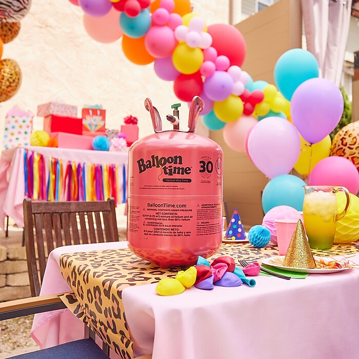 Balloon Time Medium Helium Tank, Pink (347147) | Staples