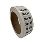 Nahanco 38 x 30  Plastic Size Marker, Clear/Black/White, 250/Roll (DSM-308)~#|#~946775EC-40C3-4613-A9488C077D978A5C_sc7