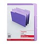 Staples File Folders, 1/3-Cut Tab, Letter Size, Purple, 24/Pack (ST13845-CC)~#|#~946CD6E9-6C6E-4856-B07DD3D394EFF3B2_sc7