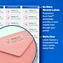 Avery Sure Feed Inkjet Return Address Labels, 1/2" x 1 3/4", Matte Clear, 800 Labels/Pack (18667)~#|#~946D7FE2-B44A-4B7B-B3064F605868B877_sc7