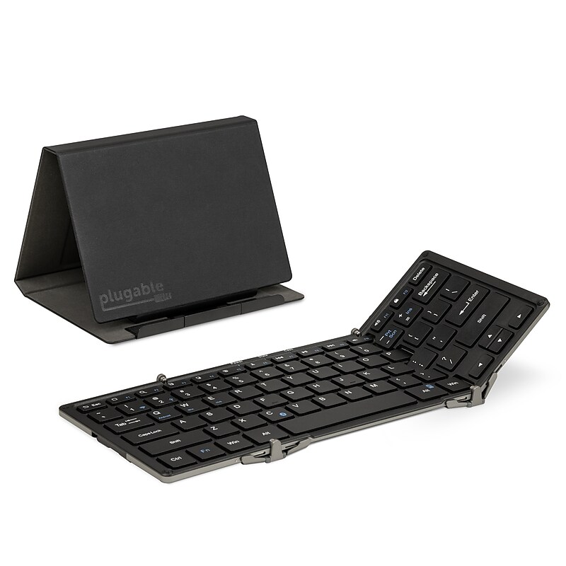 Plugable Wireless Keyboard and Case, Black (BT-KEY3XL) image 1