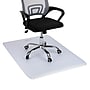 Mind Reader Carpet Chair Mat, 35" x 47'', Low-Pile, Clear (OFFCREC-CLR)~#|#~946EFC79-6786-443E-ACE99667010AEFA8_sc7