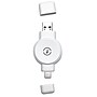 M-Edge Power Disk 3-Watt Apple Watch Charger, Magnetic, USB-A/USB-C, White (CH-PDS-P-W)~#|#~9470F702-5D8E-4D49-88C74BD479DC611D_sc7