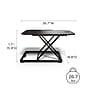 Union & Scale™ FlexFit™ 27"W Manual Rectangular Adjustable Desk Converter, Black (UN45516-CC)~#|#~9474090E-E0CD-443B-AEEF1193175C5963_sc7
