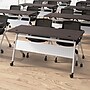 Bush Business Furniture Envision 60"W Foldable Training Room Table with 2 Chairs, Storm Gray (NVS005SG)~#|#~9474BB0D-5712-4791-91BE567E8872B251_sc7