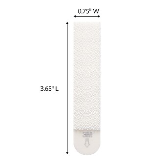 Command™ Large Picture Hanging Strips, White, 120 Sets (17206-S120NA)