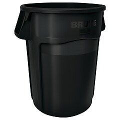 Box King RUB123L Brute Container Flat Lid – 44 Gallon Size, 24.25″ W X 1.5″ H, Professional Grade Plastic, Gray
