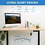 Mount-It! 55"W Electric Rectangular Adjustable Standing Desk, Maple/Black (MI-18089)~#|#~947EC41F-CB0B-4060-B16E2E2E31D6F797_sc7