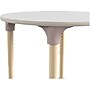 Flash Furniture Bright Beginnings Hercules 33" Round Table, Height Adjustable, White/Beech (MK-ME088022-GG)~#|#~948129F2-B7E5-4D47-A39337FB6D3CEF98_sc7