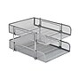 Mind Reader Metal Mesh Front Loading Stackable Letter Tray, Letter/Legal Size, Silver (CSTACK2-SIL)~#|#~9484AF7E-34BB-4C07-BE442C36DD310061_sc7
