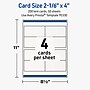 Avery Rectangle Tent Cards , 2-1/6" x 4", Textured Matte, 200 Labels/Pack (95330)~#|#~94882CA2-F731-4C31-AD308CC31D722005_sc7