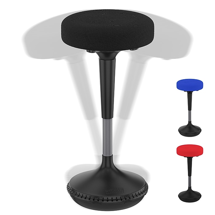Uncaged Ergonomics Armless Wobble Active Office Stool, Black (WSB) Uncaged Ergonomics Armless Wobble Active Office Stool, Black (WSB)