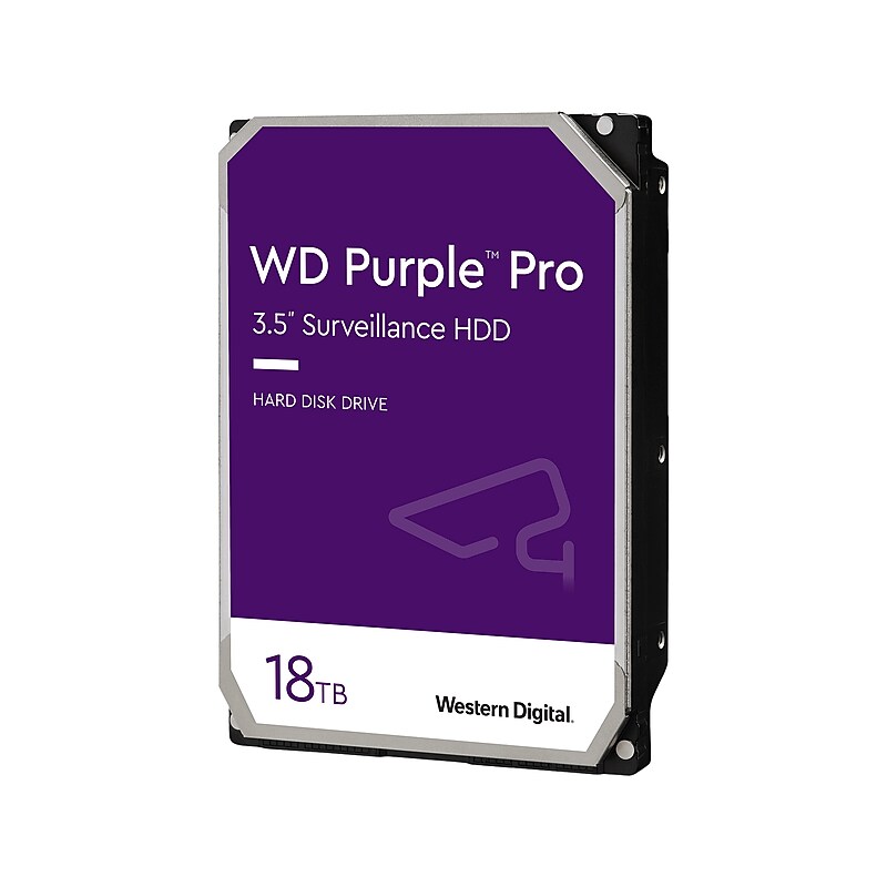 Western Digital Purple Pro 18TB 3.5" SATA Internal Hard Drive, 20/Pack (WD181PURP-20PK) image 1