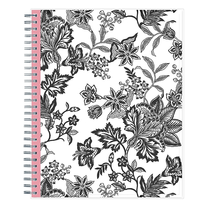 2026-2027 Blue Sky Analeis 8" x 10" Academic Monthly Planner, Plastic Cover, Black/White (130613-A27) image 1