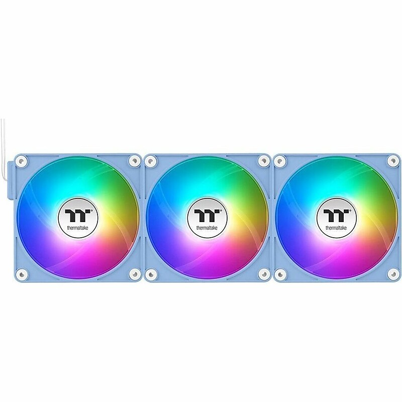 Thermaltake CT120 EX Reverse 120mm Cooling Fans with RGB Lighting (CL-F198-PL12BU-A) image 1