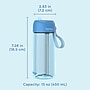 bentgo Plastic Water Bottle, 15 oz., Blue (BGKDWB1-B)~#|#~9490C9D9-728B-4288-8C4FF5B5E2AD2214_sc7