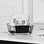 Better Houseware 2-Piece Dish Drainer with Drain Board, Black (KITBTHST2)~#|#~9493DE33-3937-4885-AEED0F26669010AA_sc7