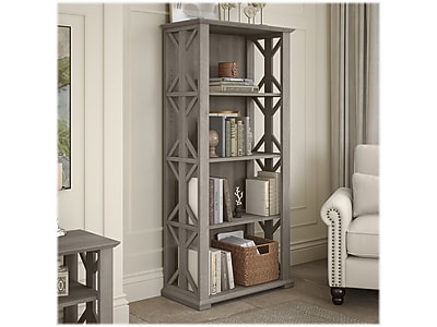 Bush Furniture Homestead 4-Shelf Bookcase