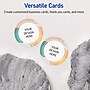 Avery Round Integrated Cards, Matte White, 100/Pack (19479371090)~#|#~94971EEC-D91D-4B24-AAC48D402D84DE5F_sc7
