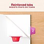 Staples Customizable Table of Contents Numeric Dividers, 1–15 Tabs, Multicolor, Reinforced Binder Index Dividers~#|#~9497998E-1C96-471C-B38190E3897AA45D_sc7