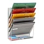Mind Reader 5-Pocket Metal Mesh Mountable Wall File, Letter Size, White (MAGSTACK-WHT)~#|#~94988E5A-D4A1-470D-B33BEC07F1DFA31E_sc7