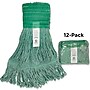Baseline Blend Twist Mop Head, 16 oz., Green, 12/Carton (CLM-303MWR-CT)~#|#~949B6B32-A538-42AA-A686E68F68C50535_sc7