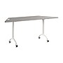 Bush Business Furniture Synergy 72"W Trapezoid Shaped Conference Table, Platinum Gray (SGD172PG)~#|#~949EA730-F02C-4CCE-9CC3654A6638C82B_sc7
