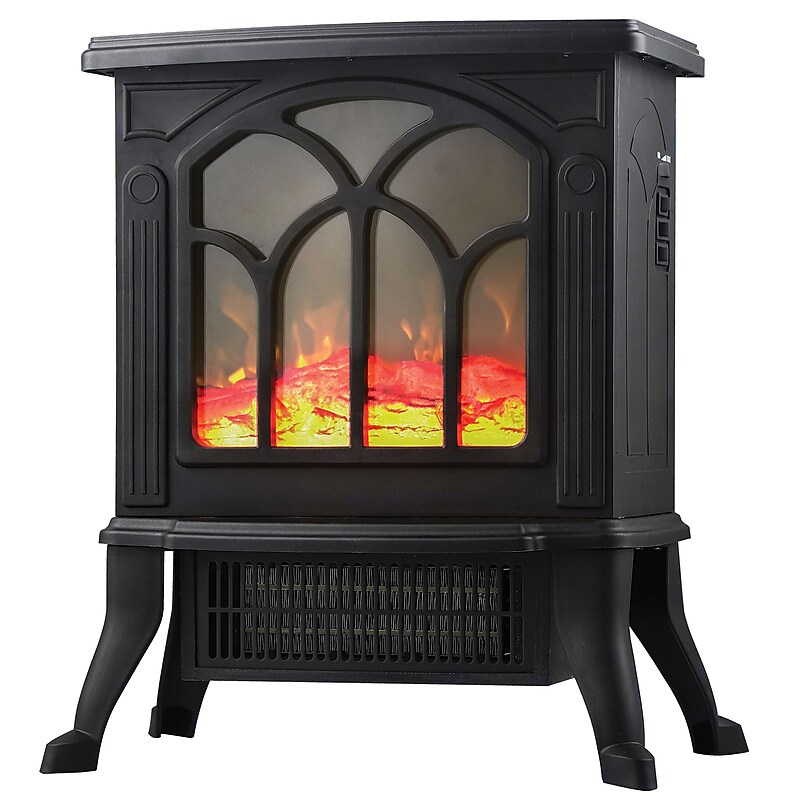 Comfort Glow Sanford Stove 1500-Watt 5120 BTU Radiant Electric Heater, Black (ES4195) image 1