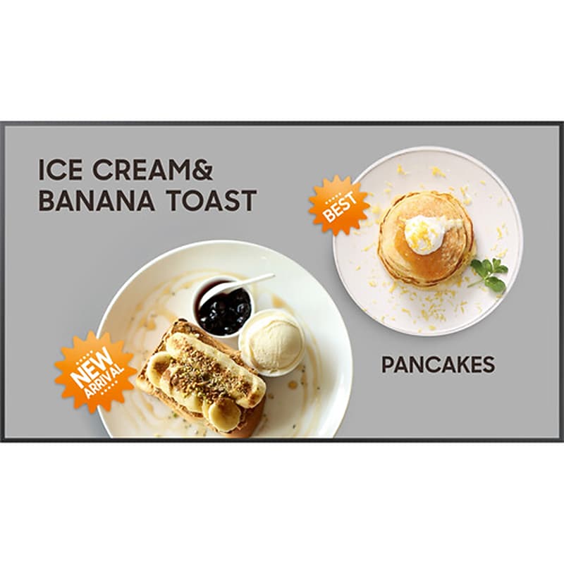 Samsung QMC Series 32in Wall Mounted Crystal UHD Display for Digital Signage (QM32C) image 1