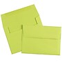 JAM Paper A6 Booklet Envelope 4 3/4" x 6 1/2", Ultra Lime Green, 100/Pack (52610d)~#|#~94A4BFA1-3A06-4A3F-8B73C23A9EB2FECE_sc7
