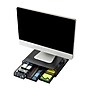 Mind Reader Ventilated Metal Monitor Stand, Up to 22" Monitor, Black (MONMESH-BLK) ~#|#~94A5258C-E23B-48DB-9B81F4F55658BCA8_sc7