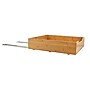 Household Essentials Glidez Bamboo and Steel Pull-Out/Slide-Out Storage Organizer for Under Cabinet Use, 1-Tier Design (HE1089)~#|#~94AADE5F-E02F-4C43-9250D68744159531_sc7