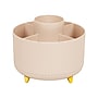 Staples 5-Compartment Rotating Plastic Desk Organizer, Warm White (ST63868)~#|#~94AECB6B-8721-40B1-9672F9499D6BB654_sc7