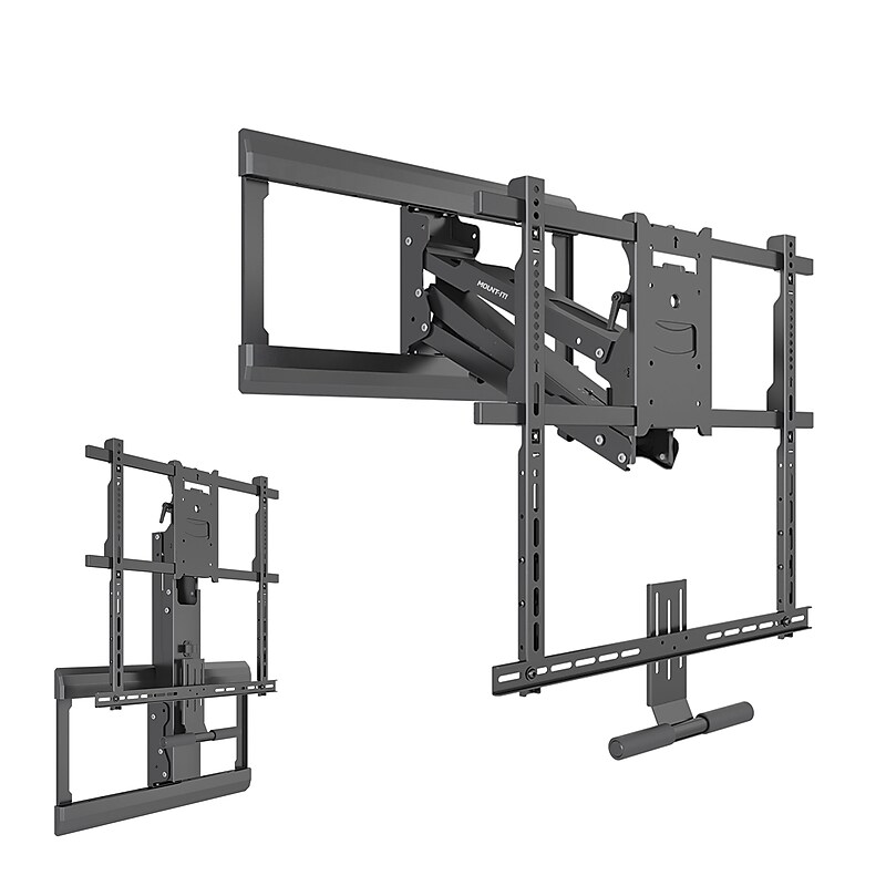 Mount-It! Pull Down Articulating Fireplace TV Mount for 42" to 80" TVs (MI-384) image 1