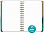 2025-2026 Global Printed Products Teal Gold Marble 5.5" x 8" Academic Weekly & Monthly Planner, Paper Cover~#|#~94B0CB04-EC19-4031-B947386326B2646A_sc7