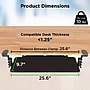 Uncaged Ergonomics KT4 Adjustable Clamp On Keyboard Tray, Black (KT4-B)~#|#~94BBC5DC-8AD2-41D8-9E3F7D77194026F5_sc7