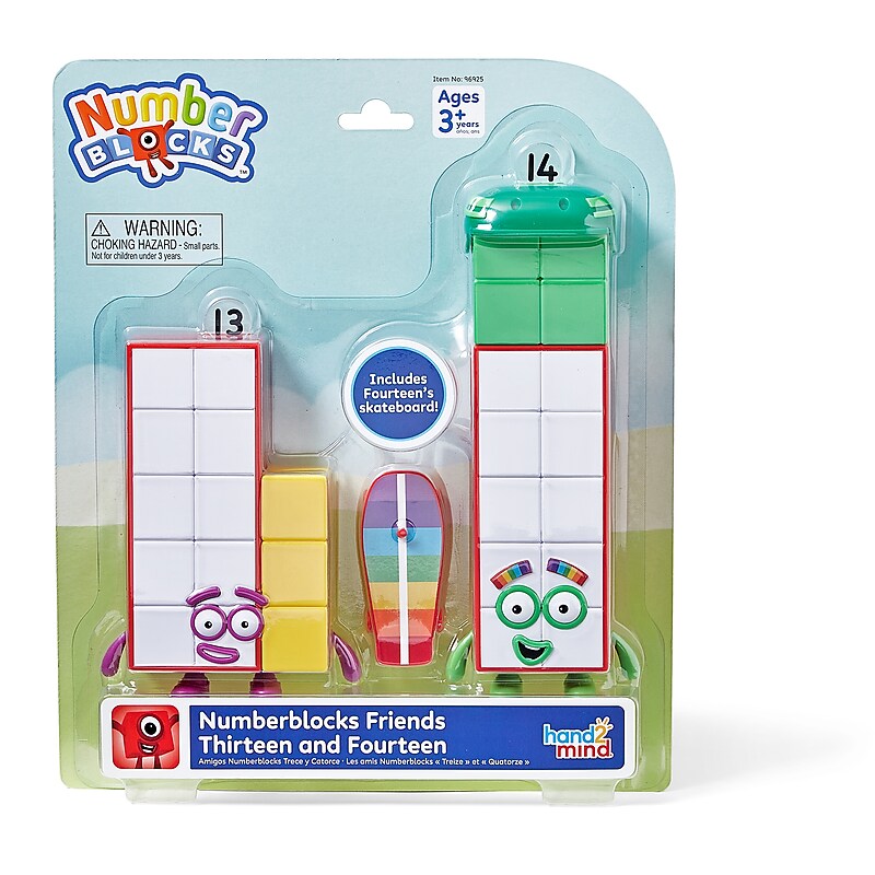 hand2mind Numberblocks Friends Thirteen and Fourteen Figure Pack (96925) image 1
