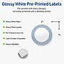 Avery Laser/Inkjet Circle Multipurpose Labels, 2" Dia., White, 120/Pack (S00-F8M)~#|#~94C0DCB5-0952-4F1D-8B7711AC300389DD_sc7