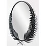 Infinity Instruments Empress Metal Wall Mirror, 22" (20006BK)~#|#~94C1FE4C-F3D0-4E2B-A54088C8CECDCBB9_sc7