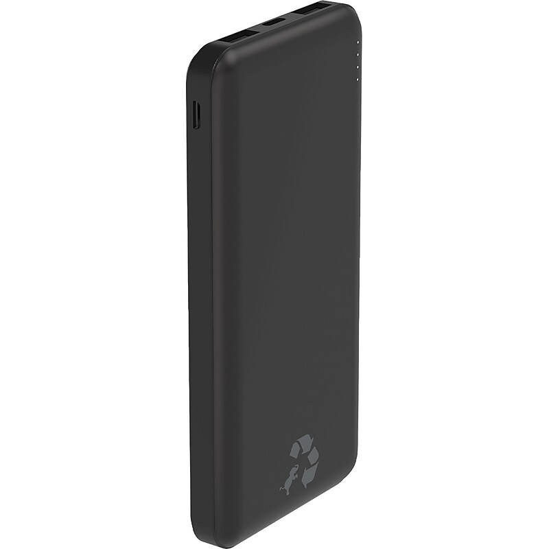Nimble ChargeShot USB-A/USB-C Battery Pack, 10W, 10,000mAh, Black (NB-10W10K-BLK) image 1