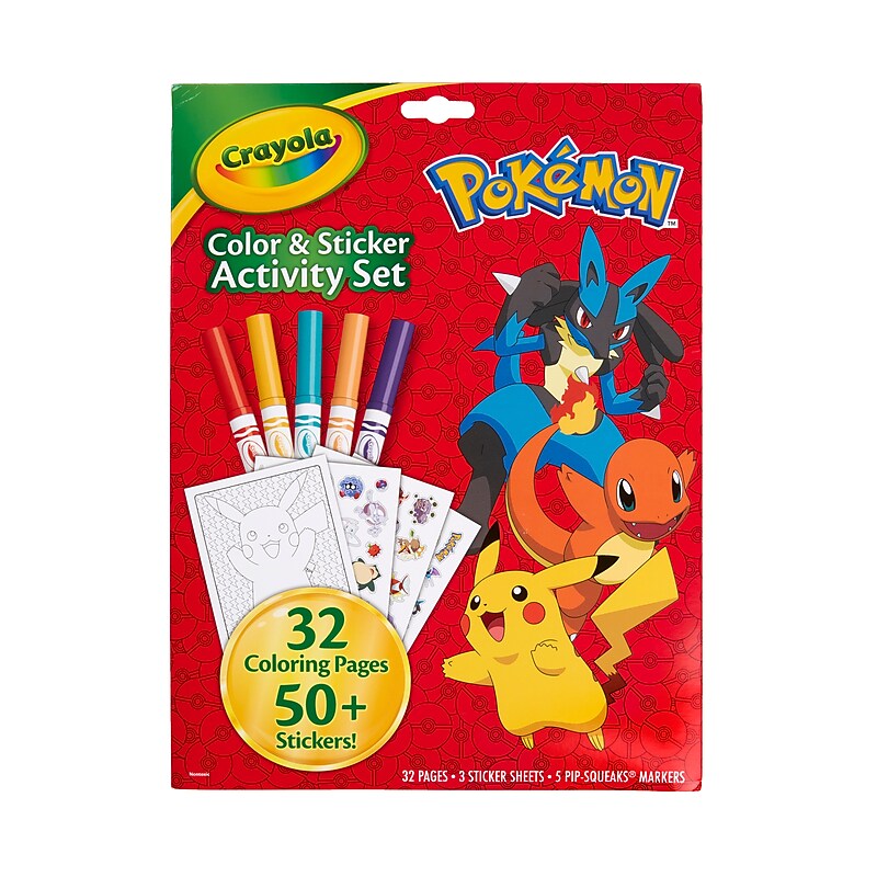 Crayola Pokemon Color & Sticker Activity Set (04-1138) image 1