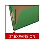 Medical Arts Press Pressboard Classification Folder, 1 Divider, 2" Expansion, Letter Size, Moss Green, 10/Box~#|#~94C58B16-34F0-4DB7-84600D352B625464_sc7