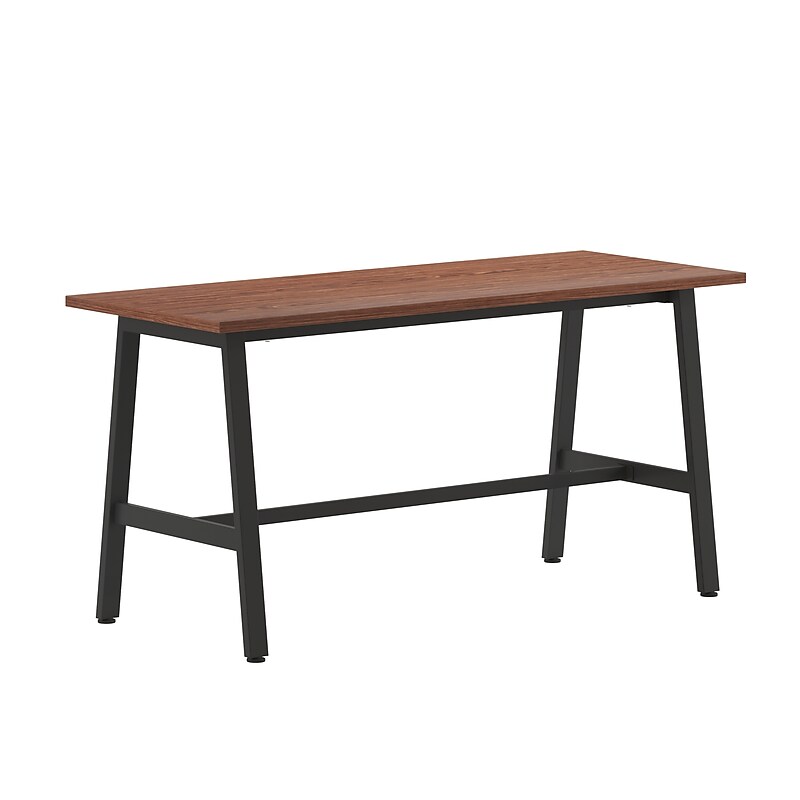 Flash Furniture Redmond 60"W x 24"D Conference Table, Laminate, Walnut (MTM6024WLTABF) image 1