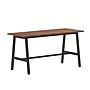 Flash Furniture Redmond 60"W x 24"D Conference Table, Laminate, Walnut (MTM6024WLTABF)~#|#~94C99458-D9F8-4B60-8BD7D8C9C4D9EFF9_sc7
