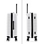 InUSA Trend 24" Hardside Suitcase, 4-Wheeled Spinner, TSA Checkpoint Friendly, White (IUTRE00M-WHI)~#|#~94D94215-6A01-4629-B8BF7B4148D1E85C_sc7