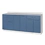 Viva Comfort 36.75'' H x 72" L Exam Room Medical Cabinet, 6-Doors, 3-Drawers, Blueberry (902BASE72NSBL)~#|#~94DD4BA8-A45B-4AFD-AECB8DA7BC371B12_sc7